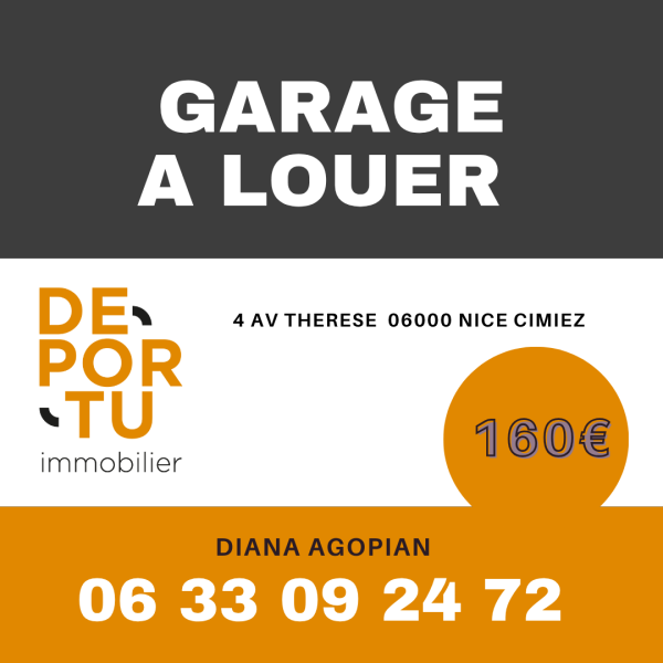 Offres de location Garage Nice 06000