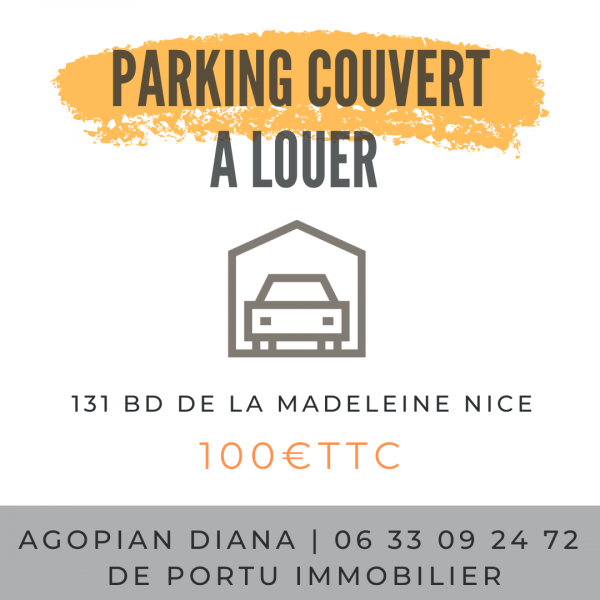 Offres de location Parking Nice 06000